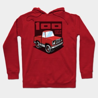 Bright Red - D-100 (1978 - White-Based) Hoodie